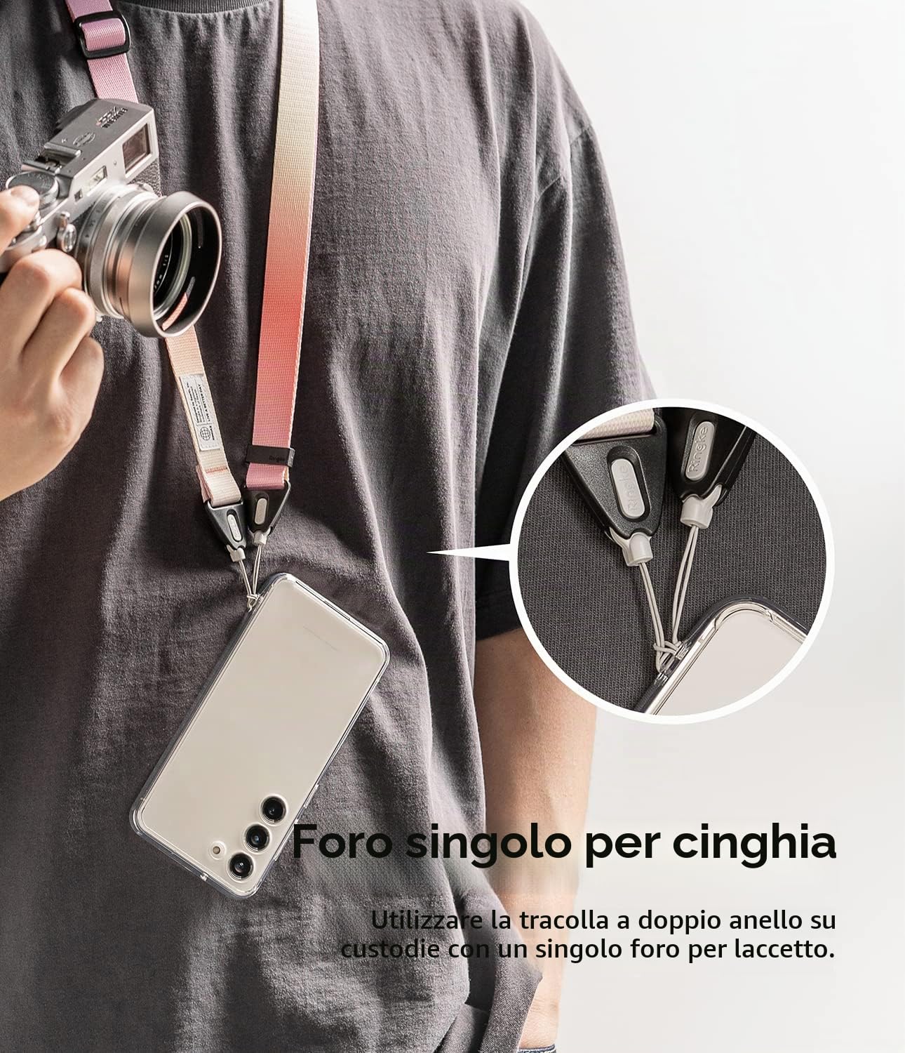 Ringke Strap Tracolla Telefono Aloha Sunset Regolabile