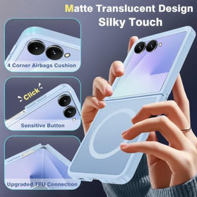 Redpepper Galaxy Cases Z Flip 8 cover fibra aramidica nera