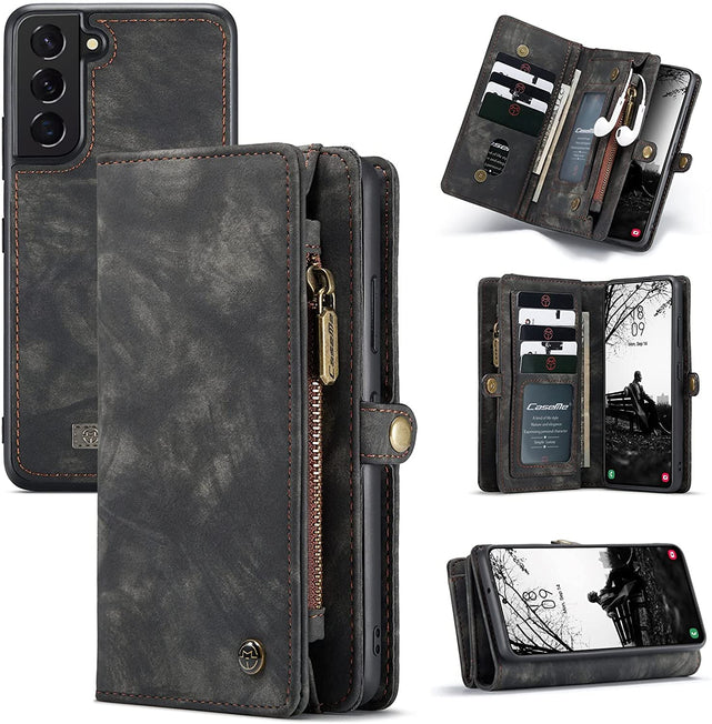 Redpepper Galaxy S22 Plus Cover Portafoglio Pelle con Zip