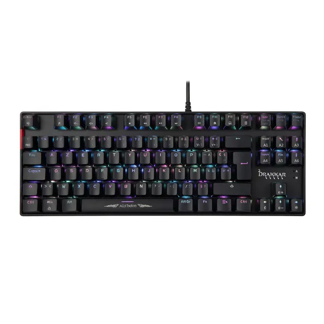 Konix Drakkar Alfheim tastiera meccanica TKL AZERTY RGB cavo