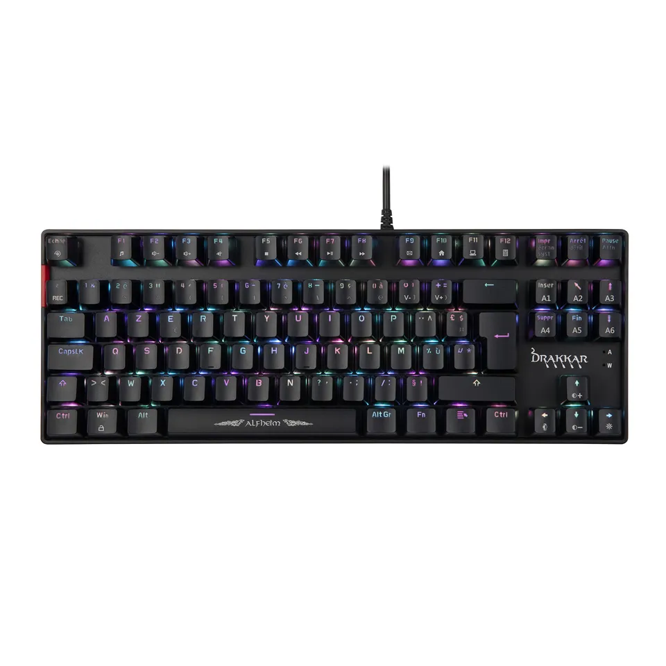 Konix Drakkar Alfheim tastiera meccanica TKL AZERTY RGB cavo