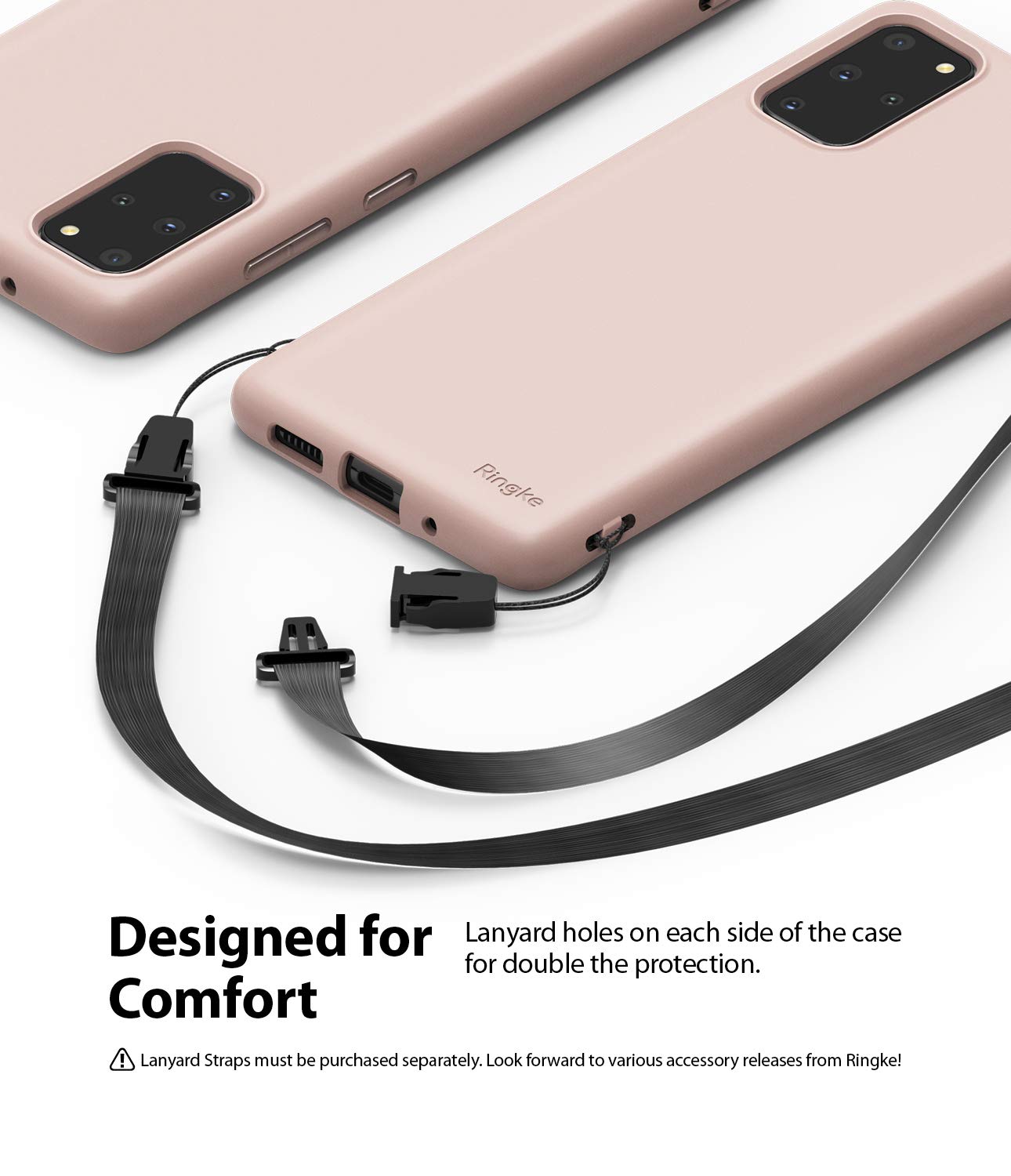 Ringke Air-S Cover Galaxy S20 Plus Custodia Rosa Sottile TPU