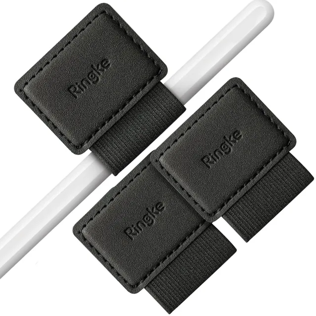 Ringke Pen Holder porta penna adesivo nero 3 pezzi pelle
