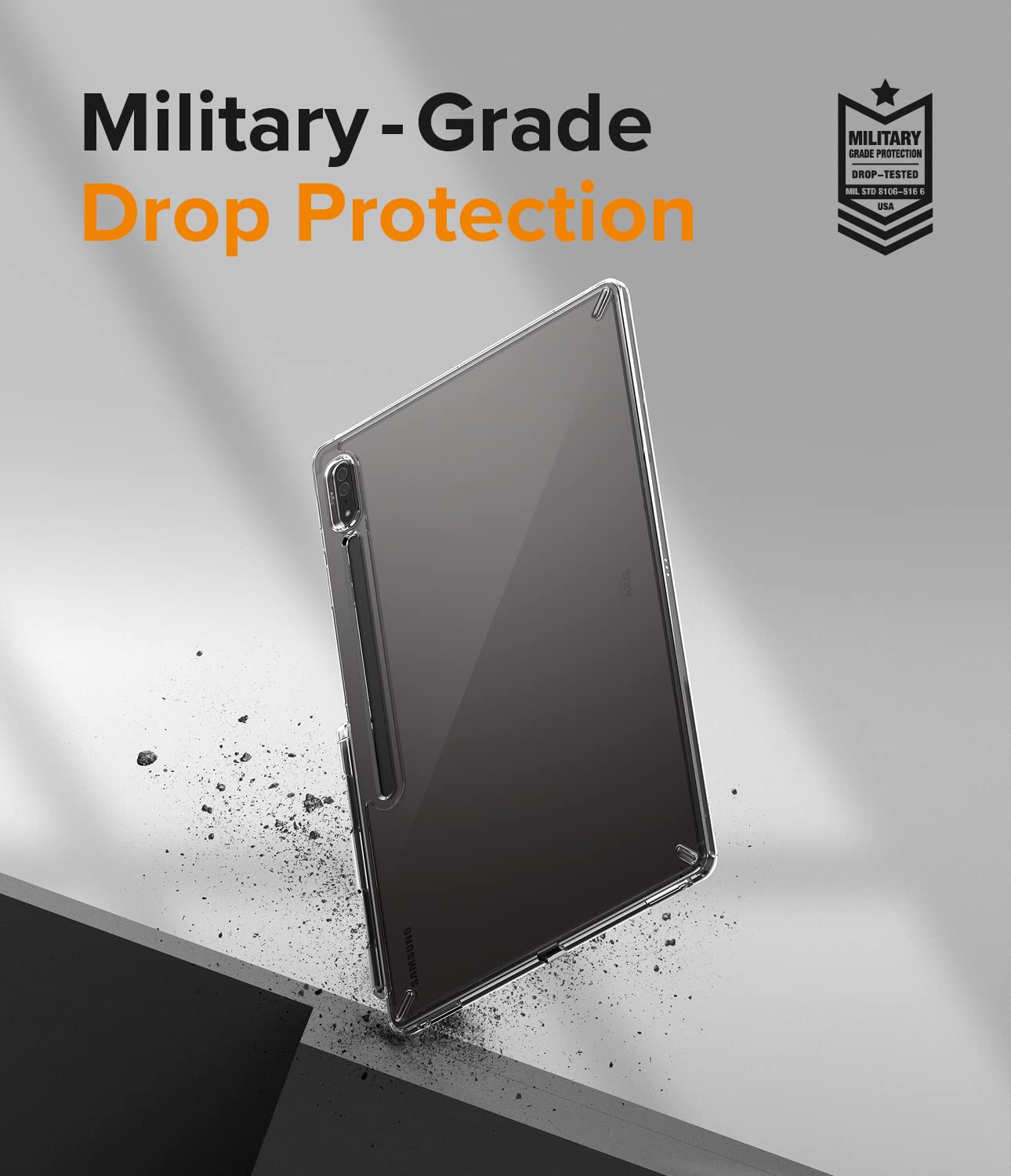 Ringke Fusion Cover Galaxy Tab S8 Ultra Trasparente Clear Antiurto