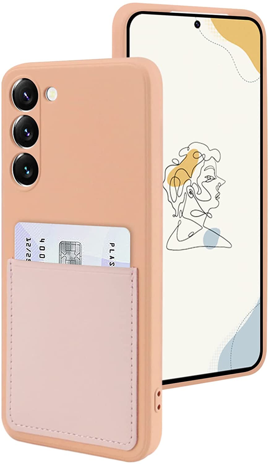 Redpepper Samsung Galaxy S23 Plus custodia portacarte silicone
