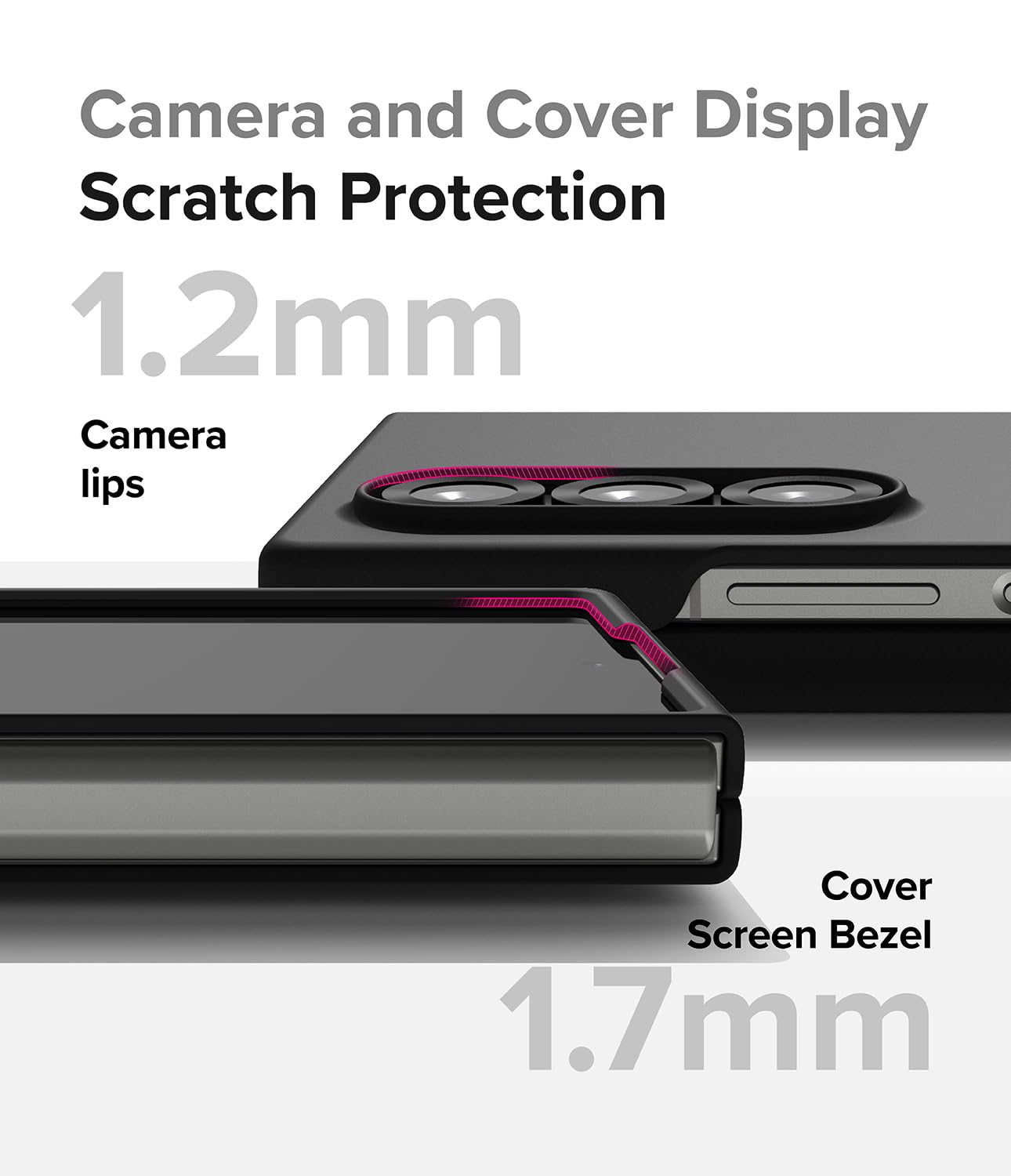 Ringke Slim cover Samsung Galaxy Z Fold 6 nera rigida 1,0 mm