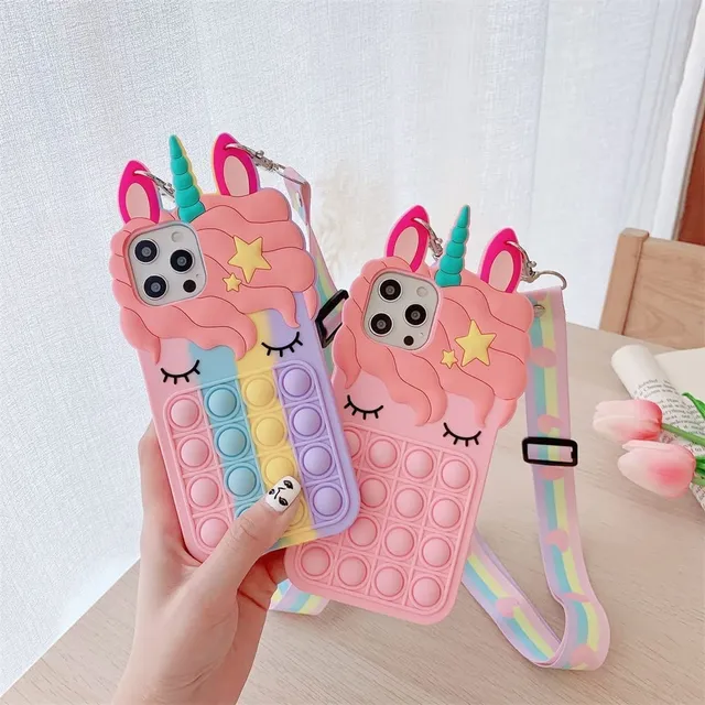 Redpepper iPhone 14 Pro Cover Pop Bubble Silicone