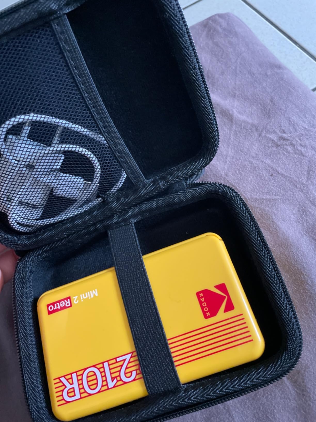 Aenllosi Camera Case Custodia Grigia per Kodak Mini 3 Retro