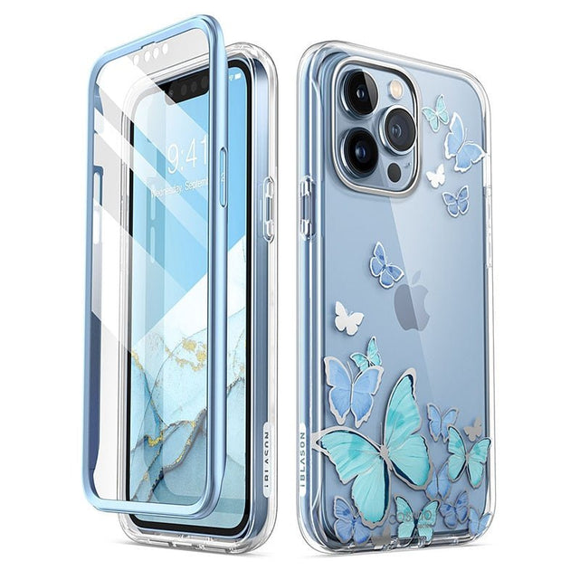 Redpepper iPhone 13 Pro Cover con Vetro Effetto Marmo