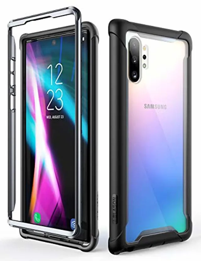 i-Blason Ares Galaxy Note 10 Plus custodia nera trasparente
