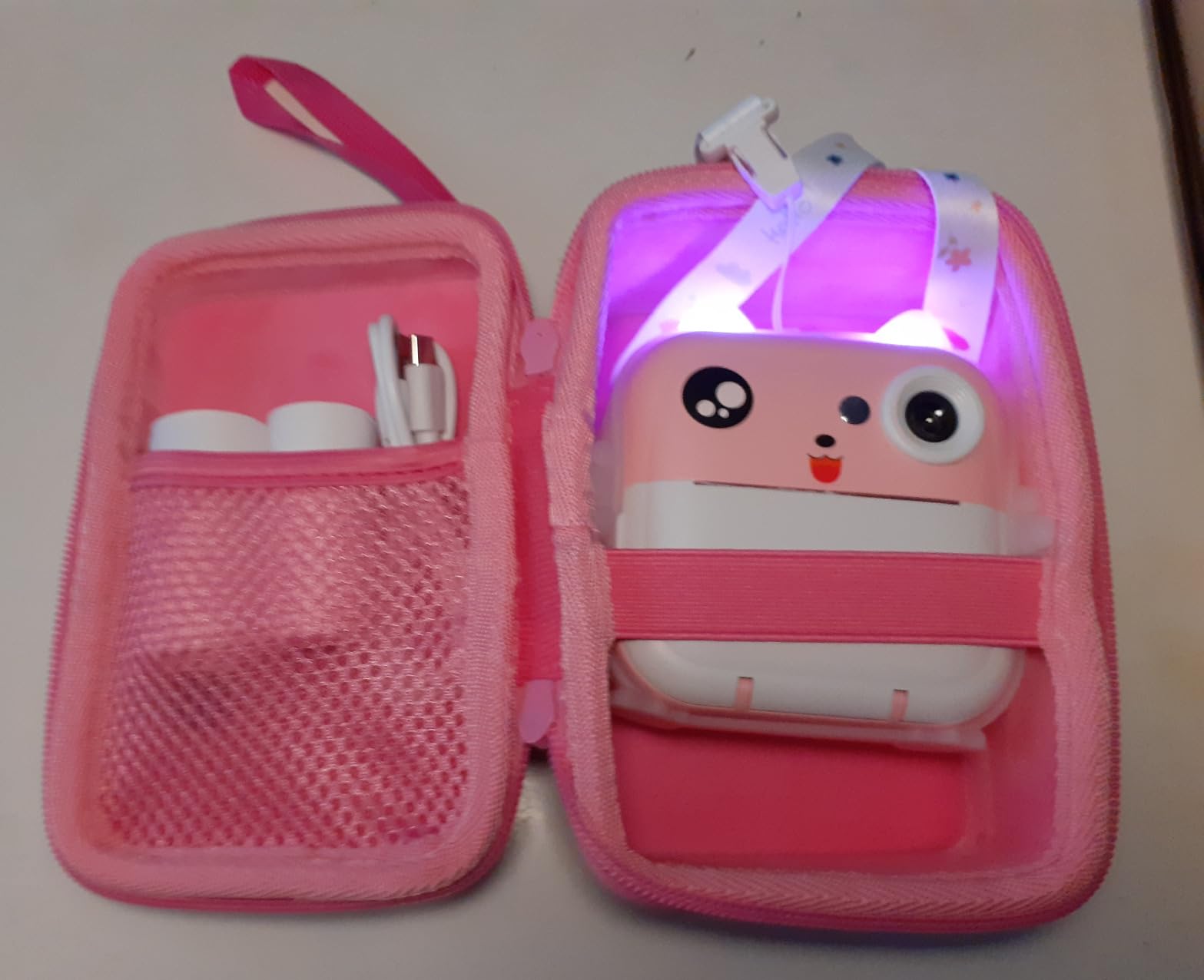 Aenllosi Camera Case fotocamera bambini custodia rosa EVA