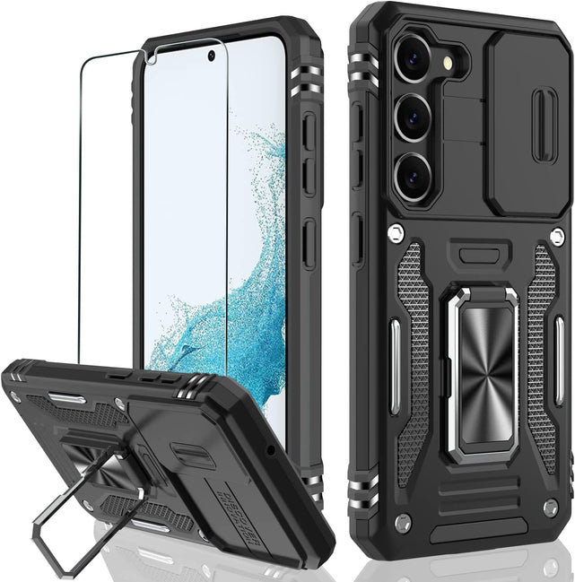 Redpepper Galaxy Cases Galaxy S23 Plus custodia anello blu antiurto