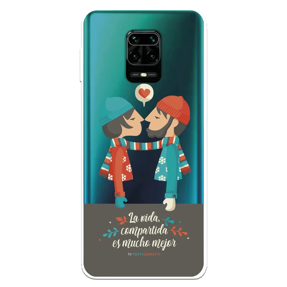 La Casa de las Carcasas Redmi Note 9S cover trasparente Vida Compartita