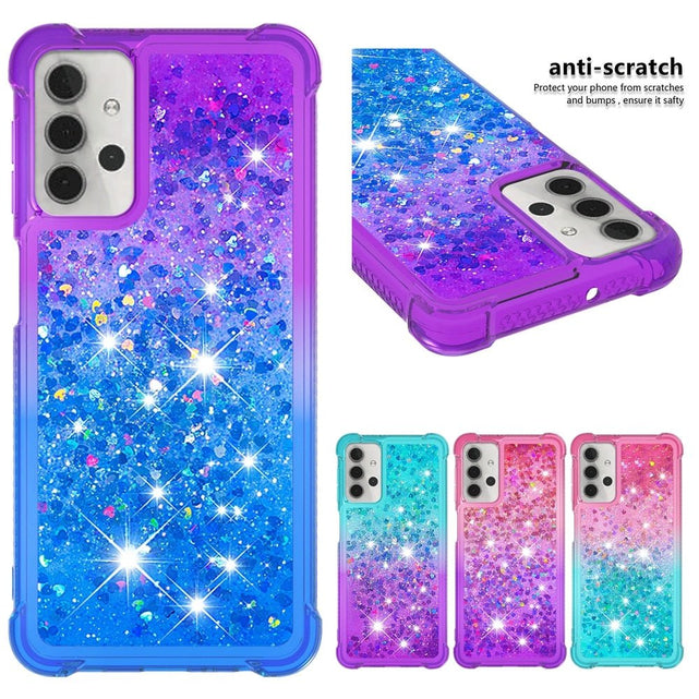 Redpepper Galaxy Cases Galaxy S22 Ultra cover glitter trasparente