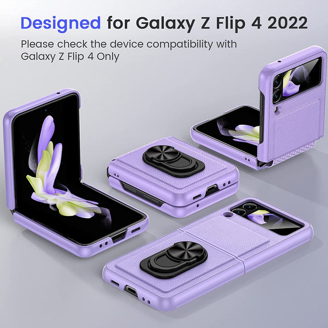 Redpepper Galaxy Z Flip 4 Cover anello viola