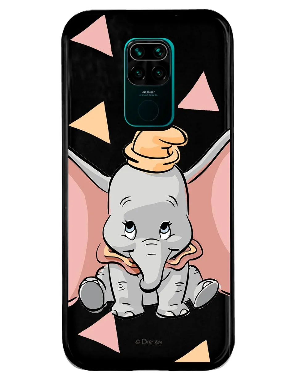 La Casa de las Carcasas Redmi Note 9 cover Dumbo nero silicone