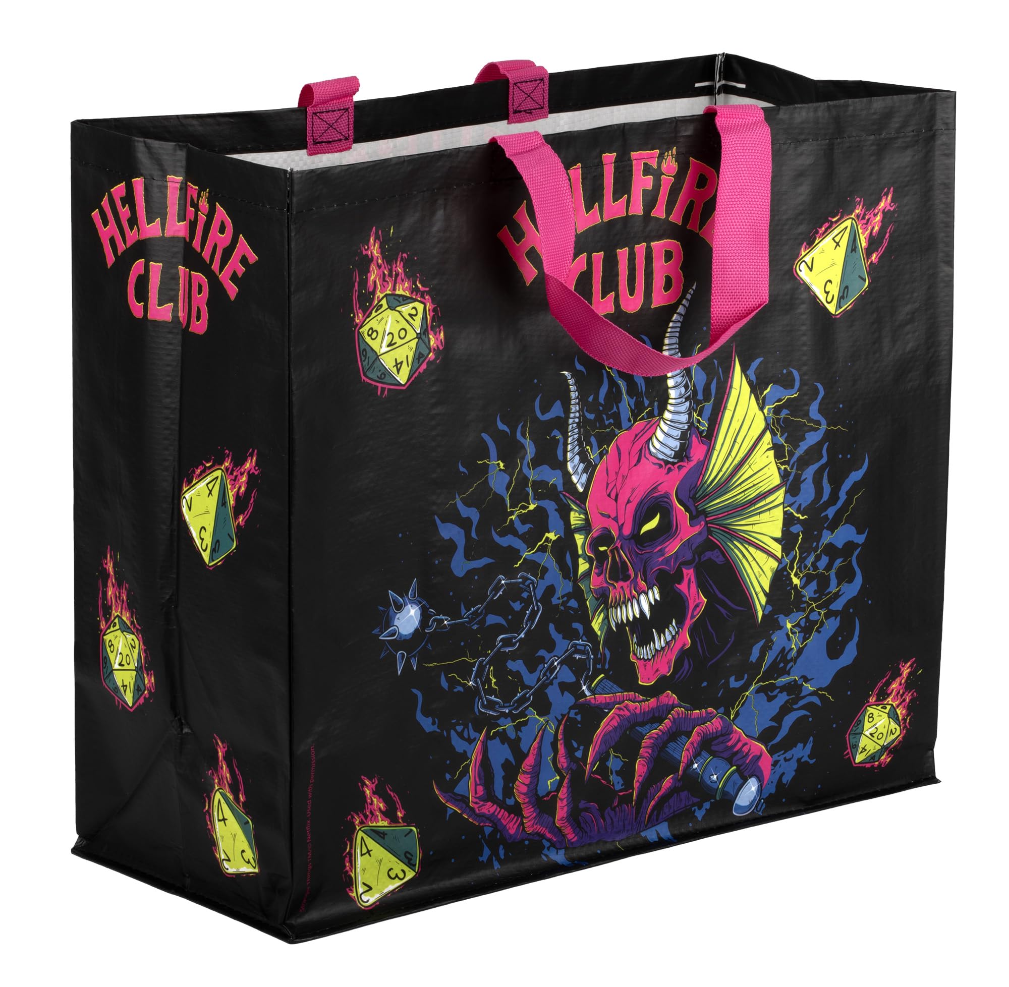 Konix Stranger Things Hellfire Borsa Spesa 40x45 Riciclata