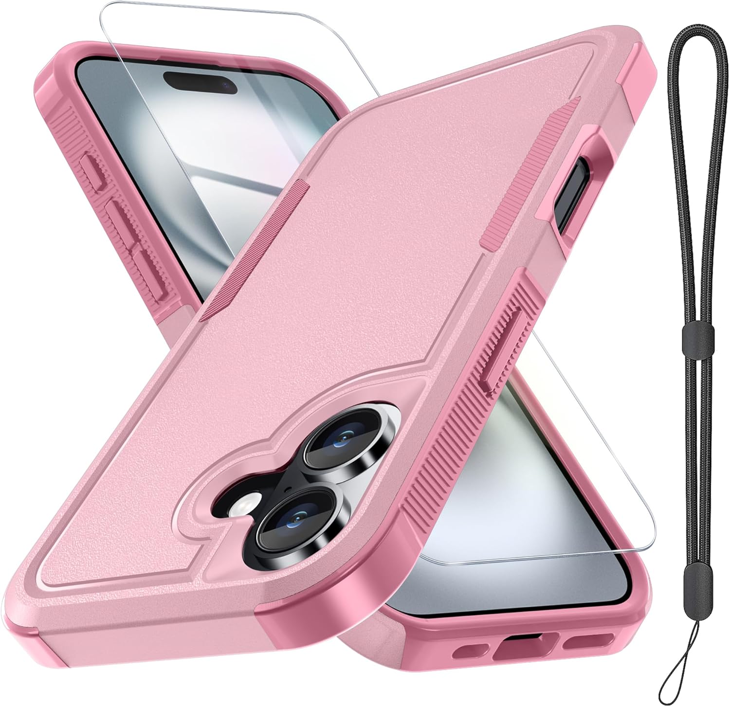 Redpepper iPhone 17 Cover Antiurto Militare Angoli Rinforzati Nero