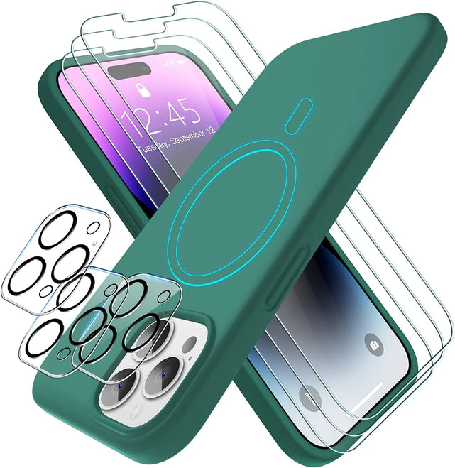 Redpepper iPhone 14 Pro Max cover MagSafe con 3 vetri