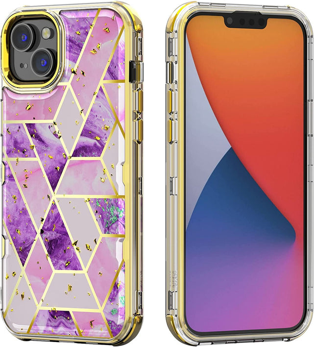 Redpepper Apple Cases iPhone 13 Pro Max custodia viola Purple Hibiscus