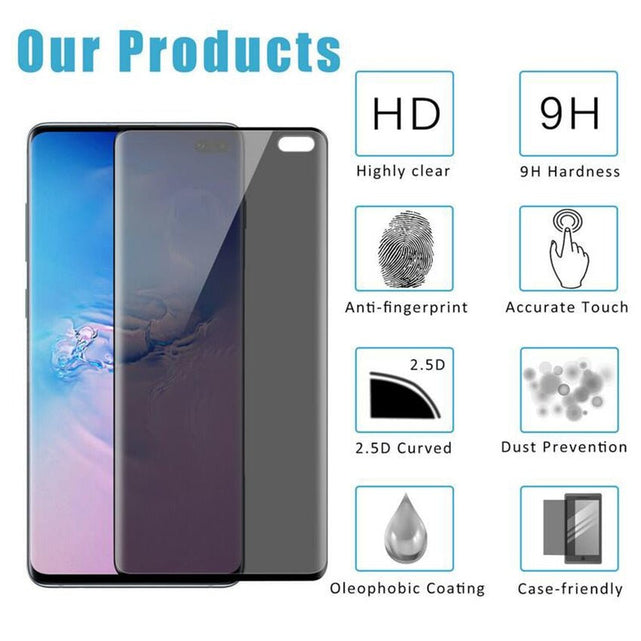 Redpepper Galaxy S10 vetro temperato privacy
