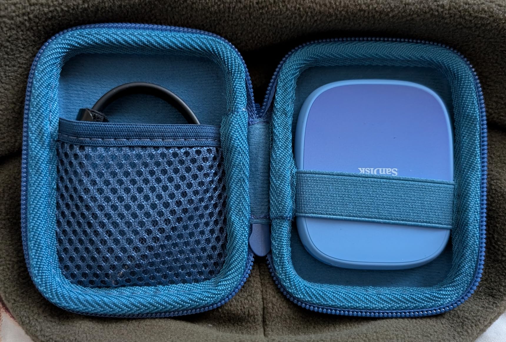 Aenllosi SSD Case custodia SanDisk Extreme SSD Sky Blue