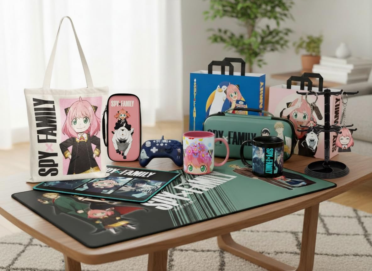 Konix Spy x Family shopper Anya rosa 40x45x20 riciclata