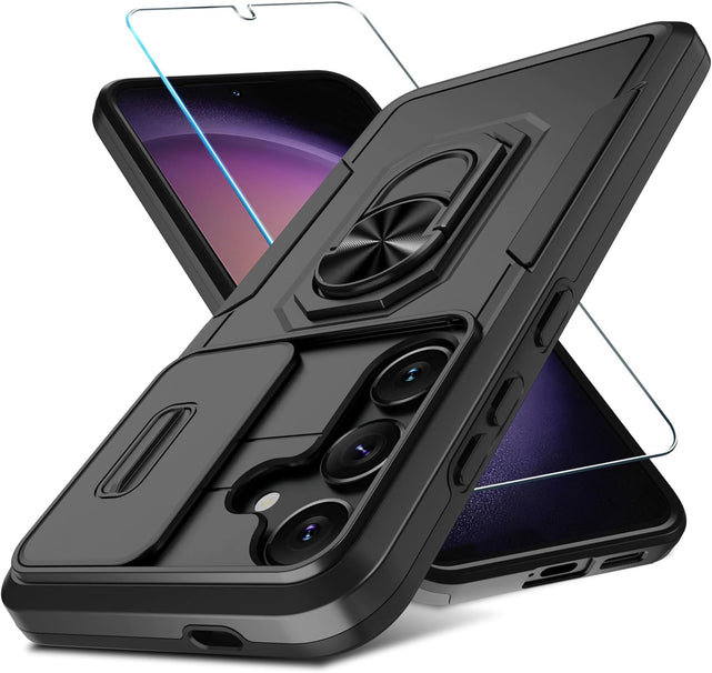 Redpepper Galaxy Cases Galaxy S25 Ultra custodia nera slide lens cover