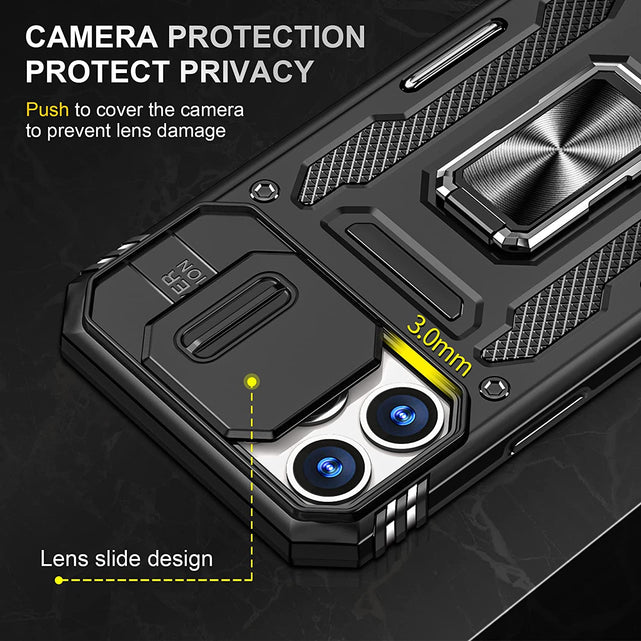 Redpepper Apple Cases iPhone 14 Pro custodia camera cover nera