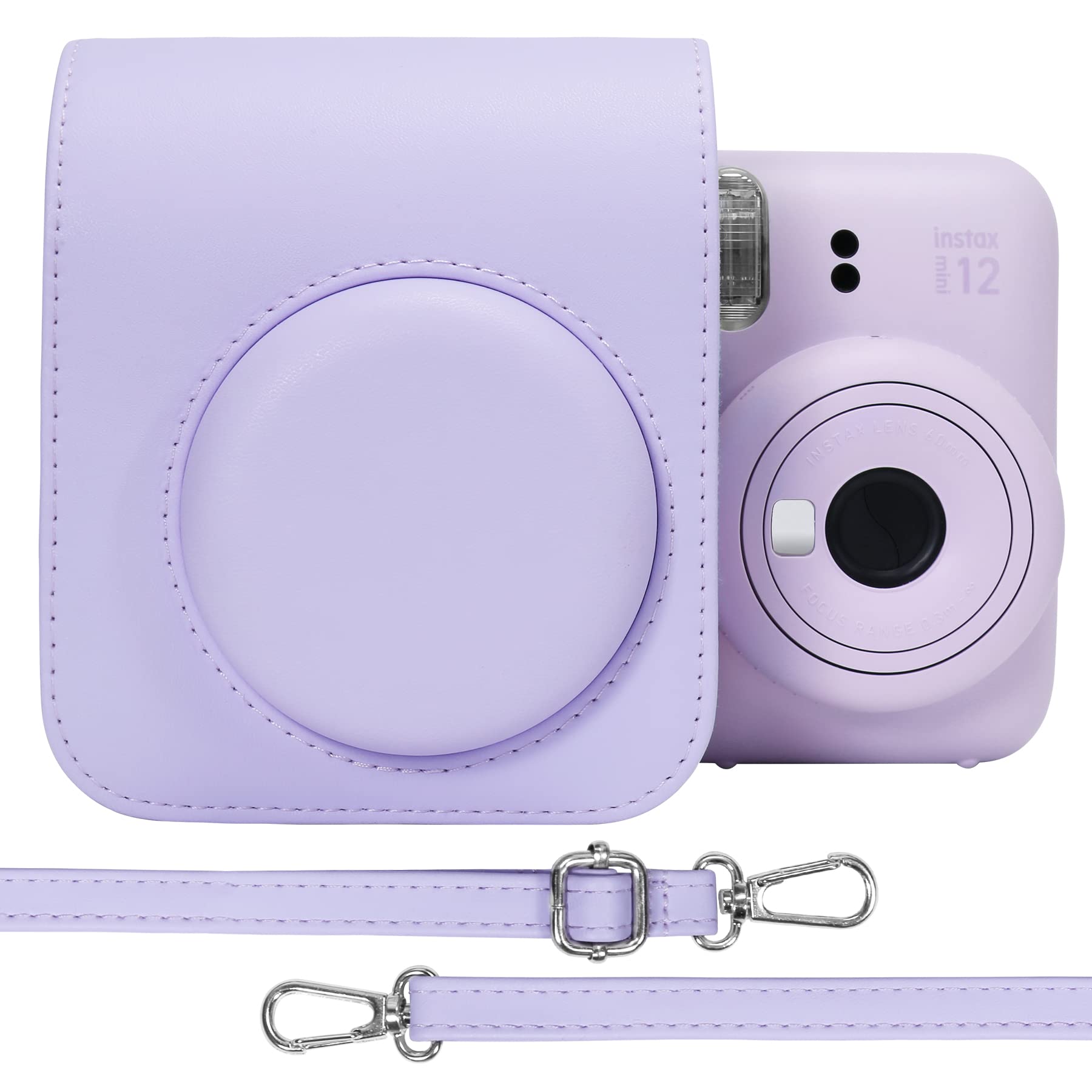 Aenllosi Camera Case Instax Mini 11/12/13 custodia blu pastello