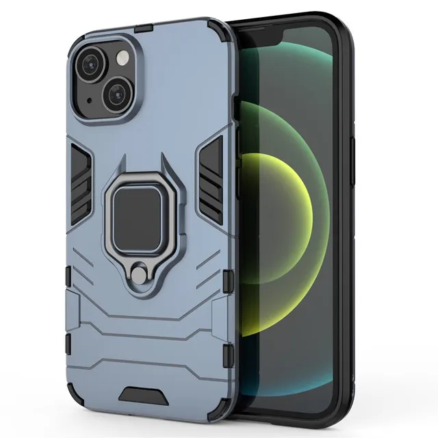 Redpepper iPhone 14 cover magnetica anello stand nera
