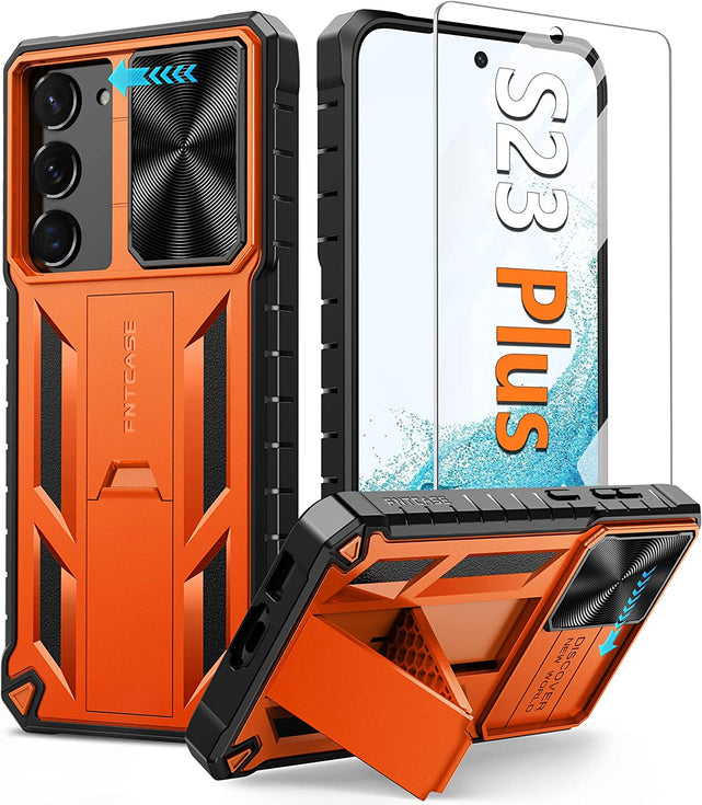 Redpepper Galaxy S23 Plus cover nera stand copricamera