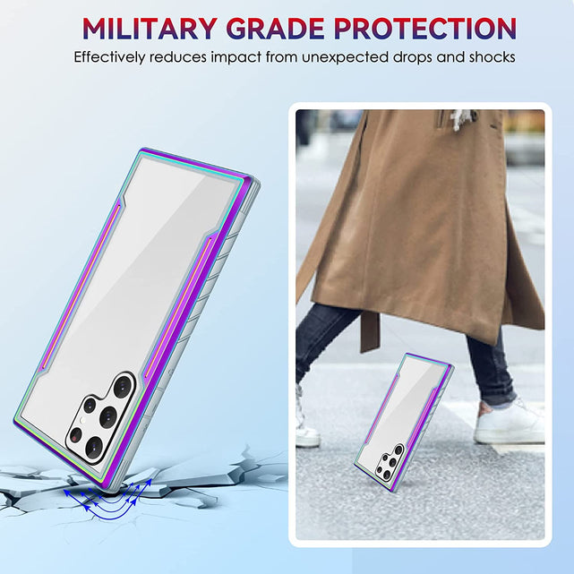 Redpepper Galaxy Cases S22 Ultra cover trasparente antiurto