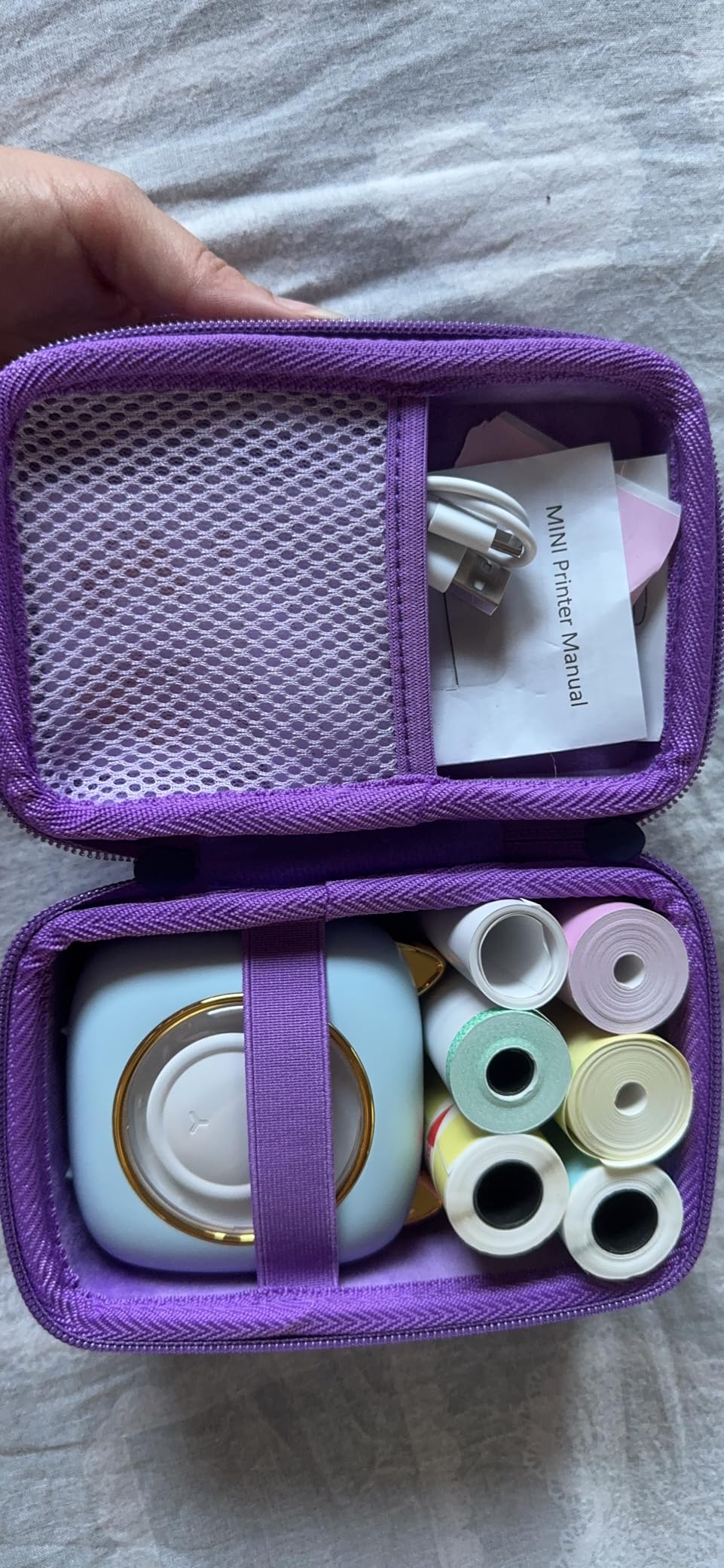 Aenllosi Camera Case fotocamera bambini custodia rosa EVA