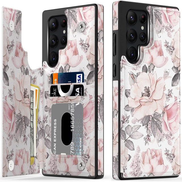 Redpepper Galaxy S22 Ultra Cover Pelle Portafoglio