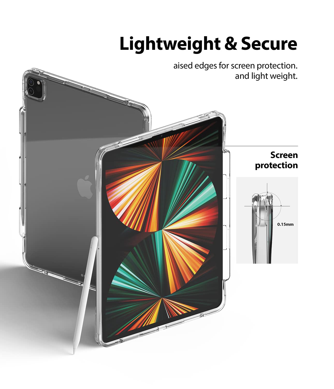 Ringke Fusion Plus iPad Pro 12.9 custodia trasparente Clear