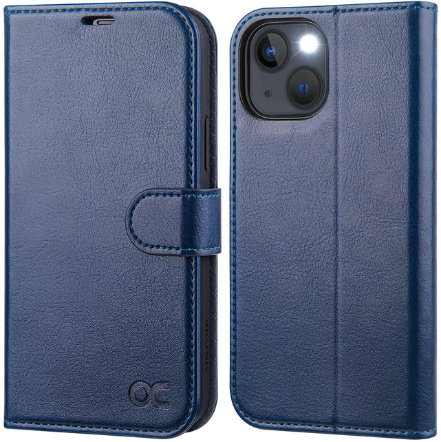 Redpepper iPhone 13 Cover Portafoglio Pelle Carte RFID Stand