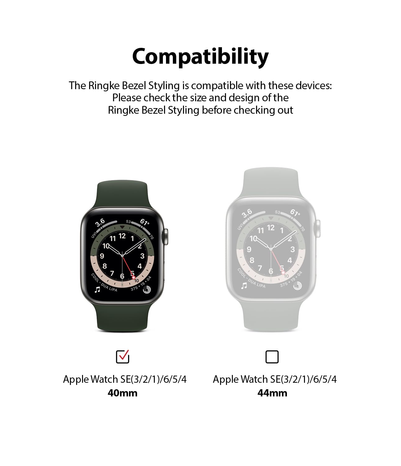 Ringke Bezel Styling ghiera Apple Watch 40mm acciaio 40-03