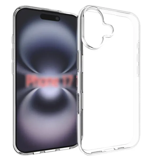 Redpepper iPhone 18 cover TPU trasparente texture