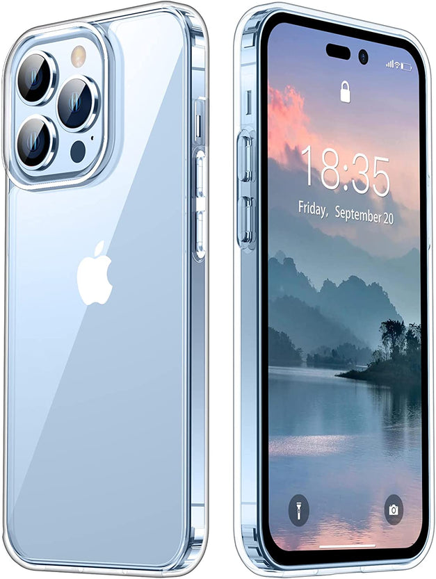 Redpepper iPhone 14 Pro Max Cover Trasparente Antiurto Sottile