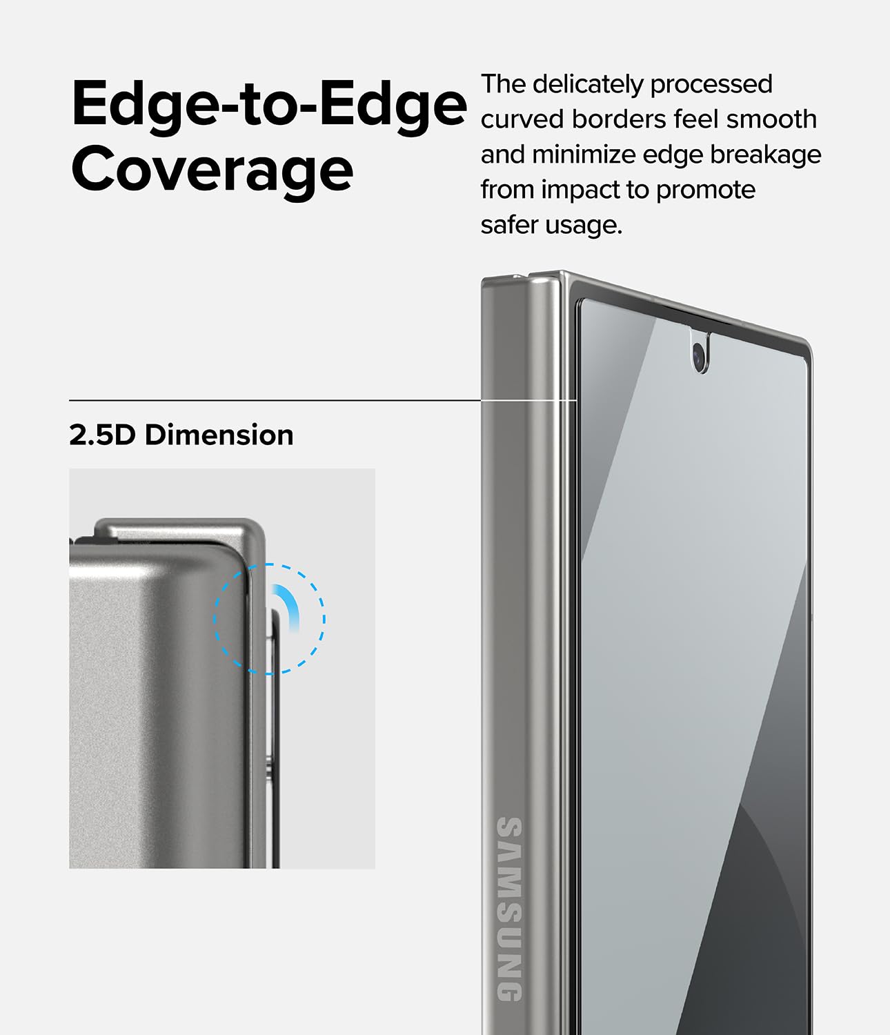 Ringke Full Glass vetro Samsung Galaxy Z Fold 6 display esterno 9H