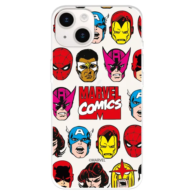 La Casa de las Carcasas Marvel Silhouettes custodia iPhone 15 Plus trasparente