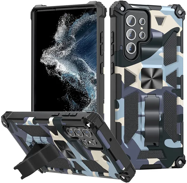 Redpepper Galaxy Cases Kickstand cover S22 Ultra mimetica magnetica