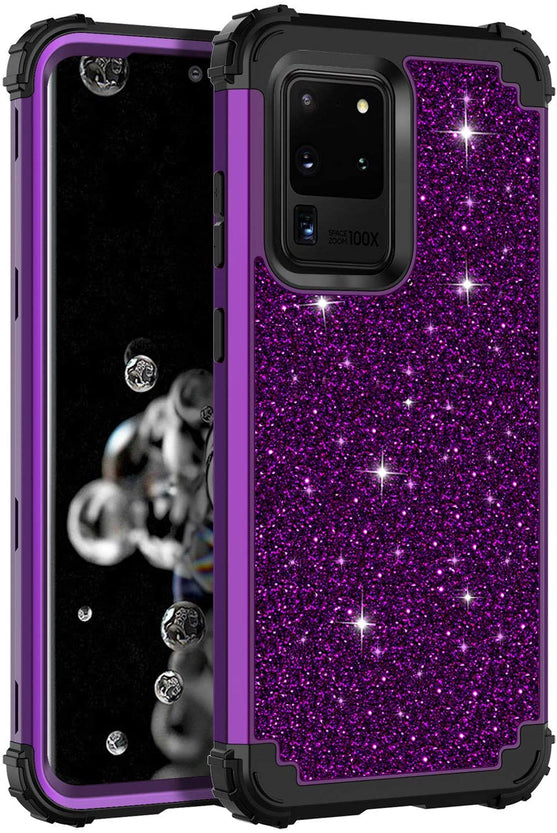 Redpepper Galaxy S20 Ultra Cover Glitter Antiurto