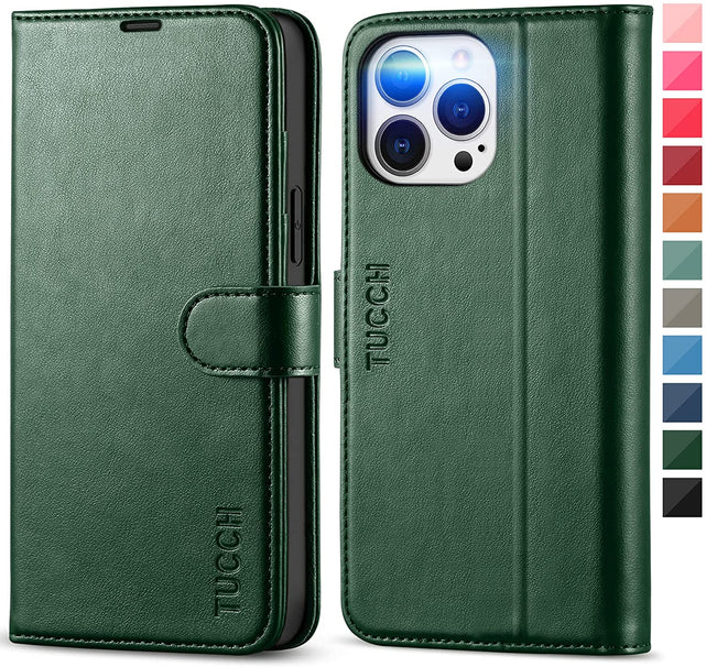 Redpepper Apple Cases 13 Pro Max Cover portafoglio pelle