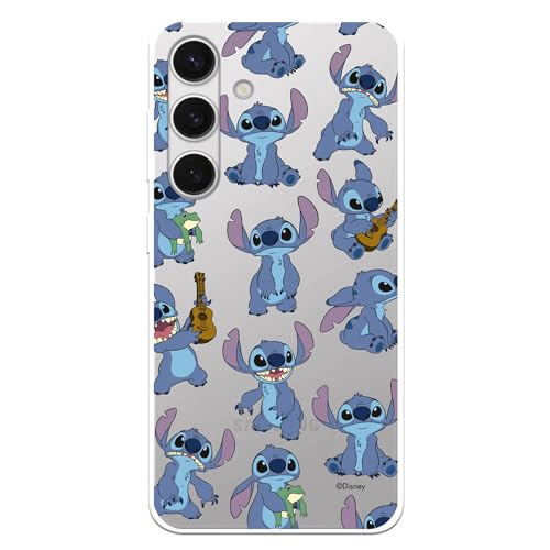 Licenze Ufficiali Lilo & Stitch cover Samsung S24 trasparente