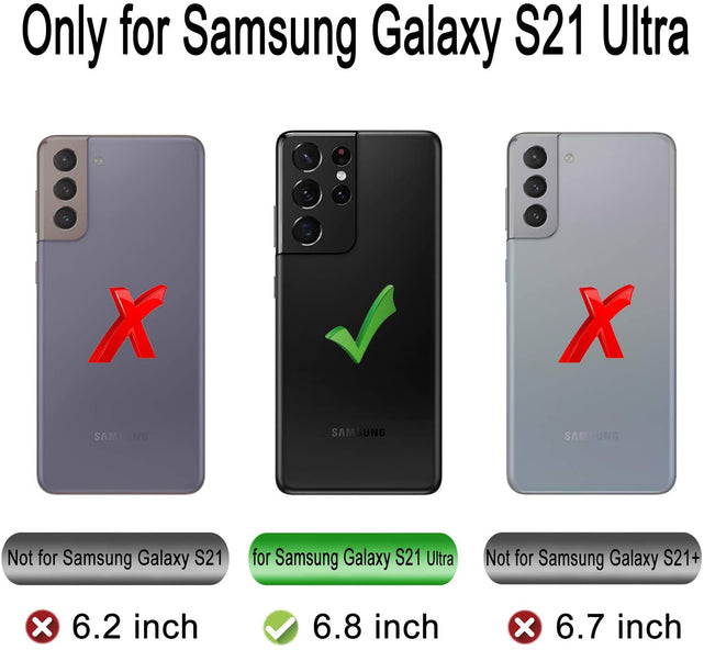 Redpepper Galaxy S21 Ultra Custodia Impermeabile IP68 con Vetro