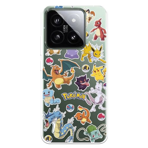 La Casa de las Carcasas Xiaomi 14 custodia Sticker Poké Ball trasparente