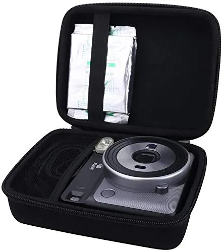 Aenllosi Camera Case Fujifilm Instax Square SQ6 custodia rigida nera EVA