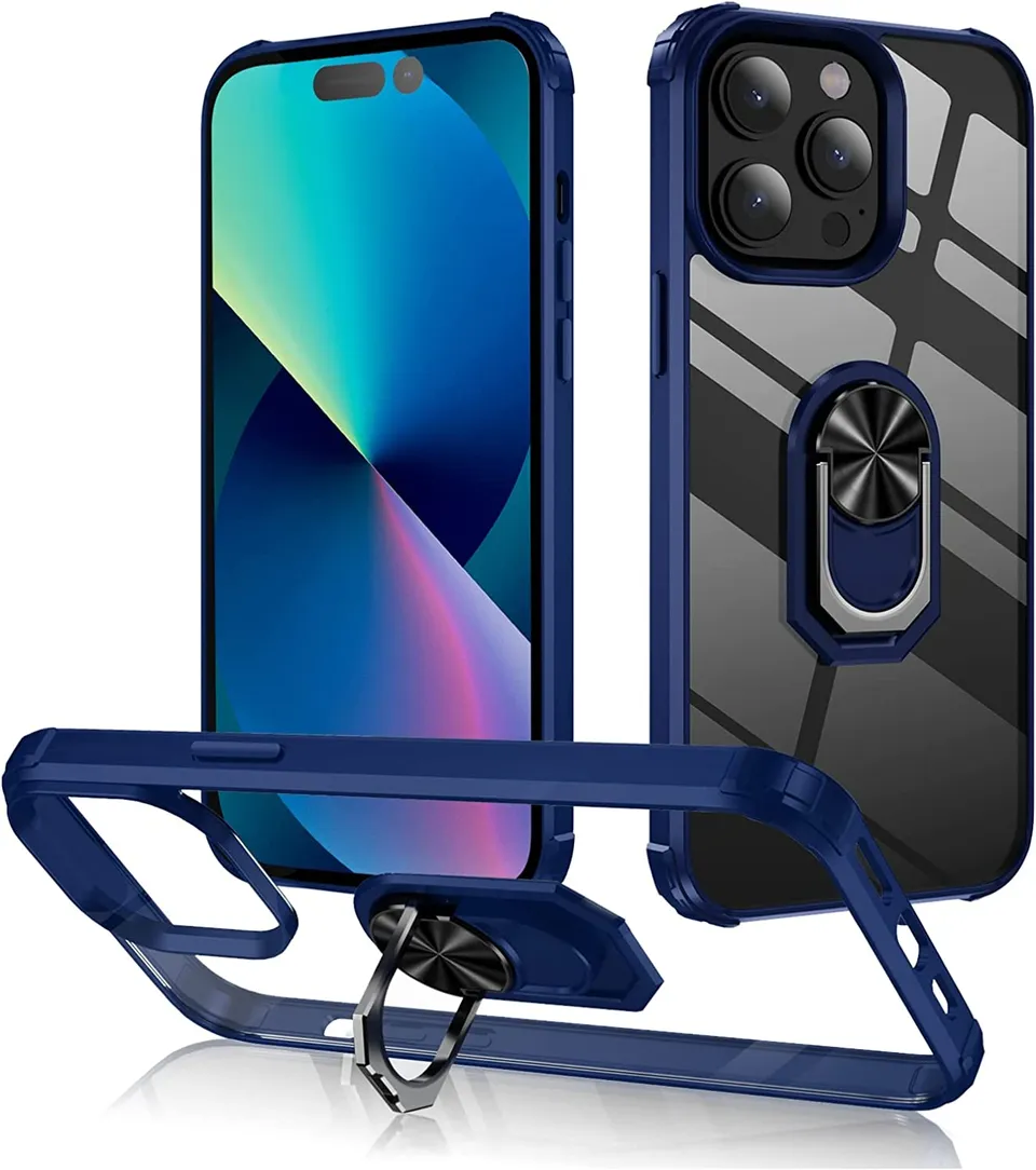 Redpepper iPhone 14 Pro Max cover trasparente con anello